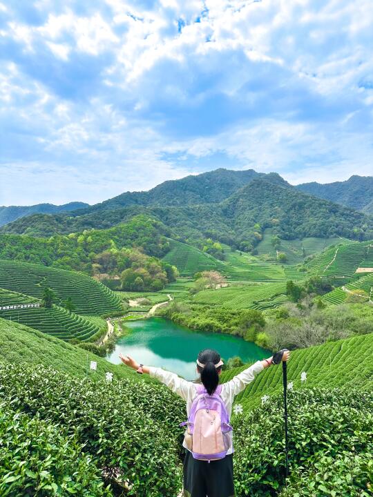 超级出片的茶园水库徒步路线❗️亲子友好