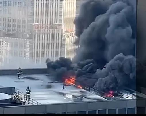 连续两天两场大火与战火没有因果

纽约两起备受关注的大厦/建筑火灾，多有解说是报