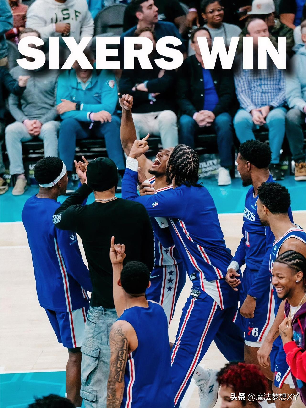 看了76人的比赛，
有件事我一直想说，
不知道大家有没有发现，其实
全员健康的7