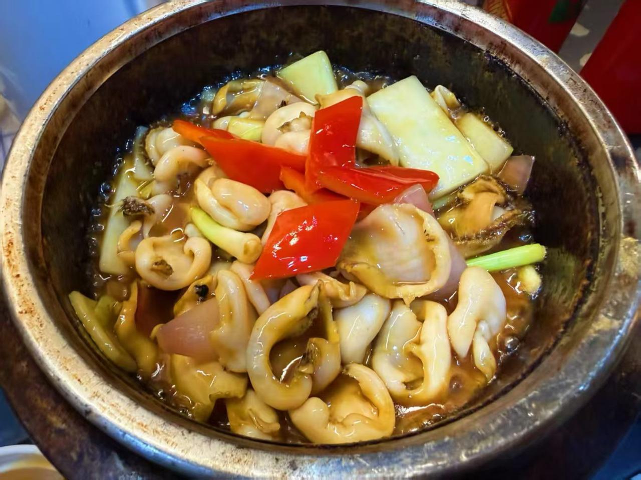 香辣鱿鱼炒蔬菜，下饭神器！