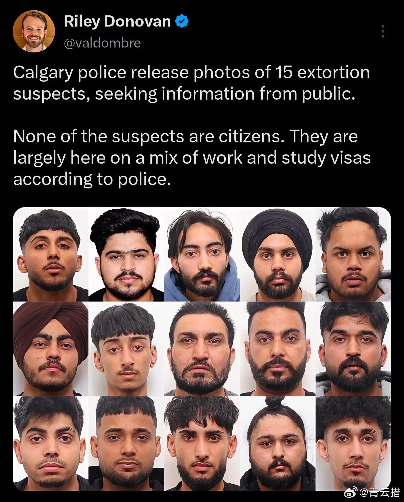 加拿大卡尔加里警方发布征集信息，我用零秒就猜到了他们是哪里人。