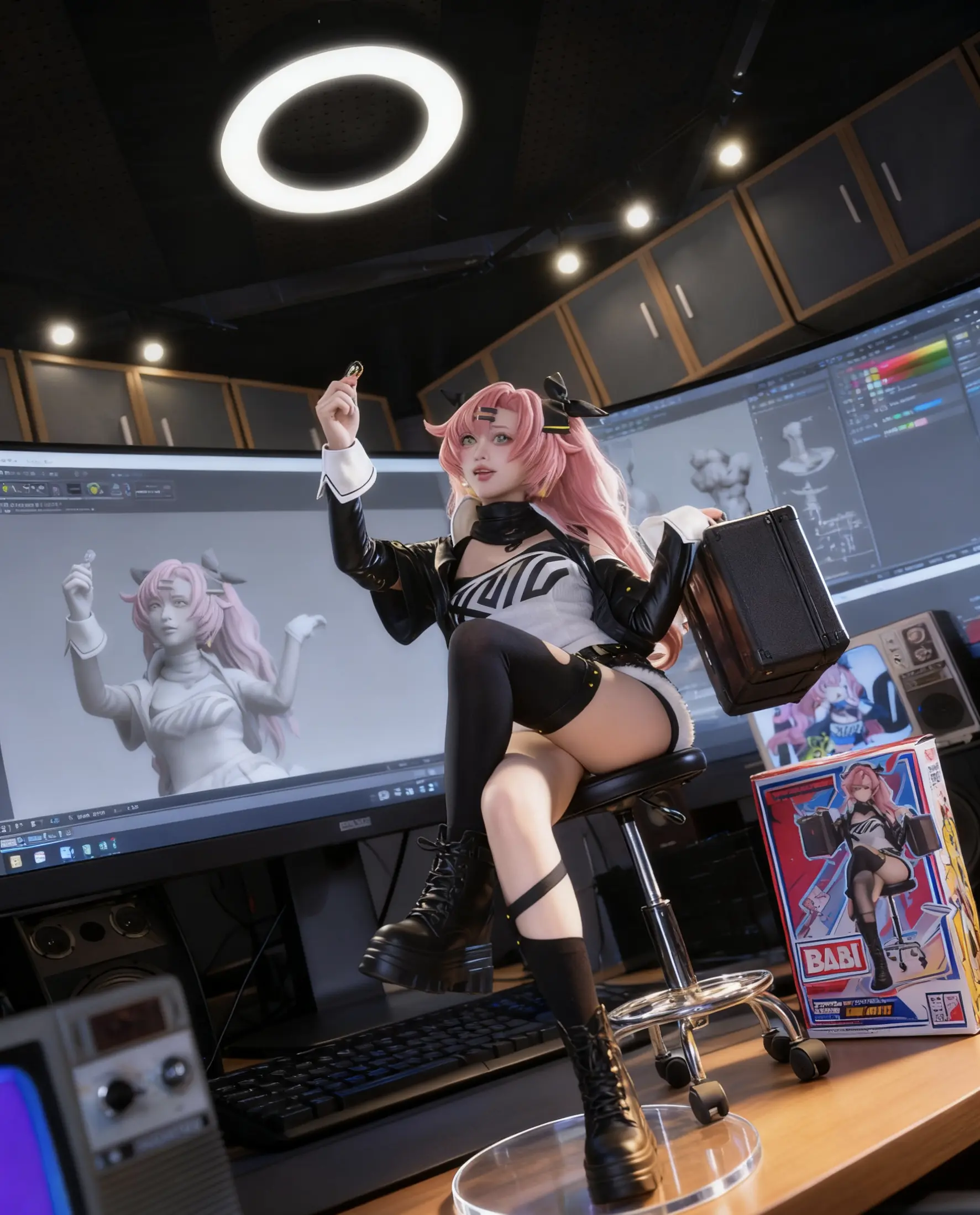 手办 绝区零 绝区零妮可cos 极品身材 cosplay