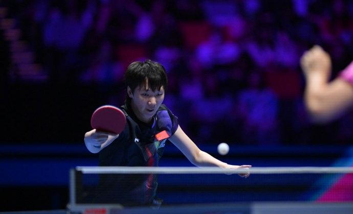 王曼昱4-2申裕斌，晋级世界杯决赛！
孙颖莎4-0温特，晋级世界杯决赛！

世界