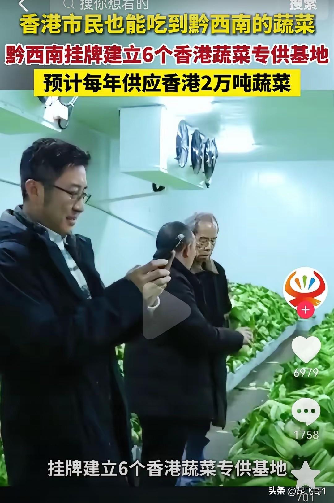 香港蔬菜供应也是大陆，香港的食品安全是全球最好的。
这一点也证明了大陆生产的蔬菜