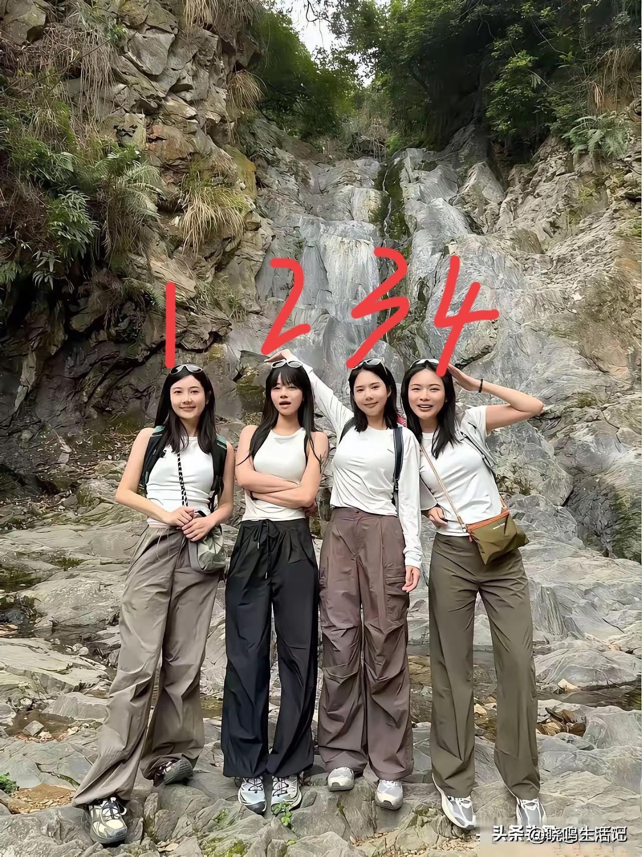 四人中，有两人是亲姐妹，你能看出来吗？