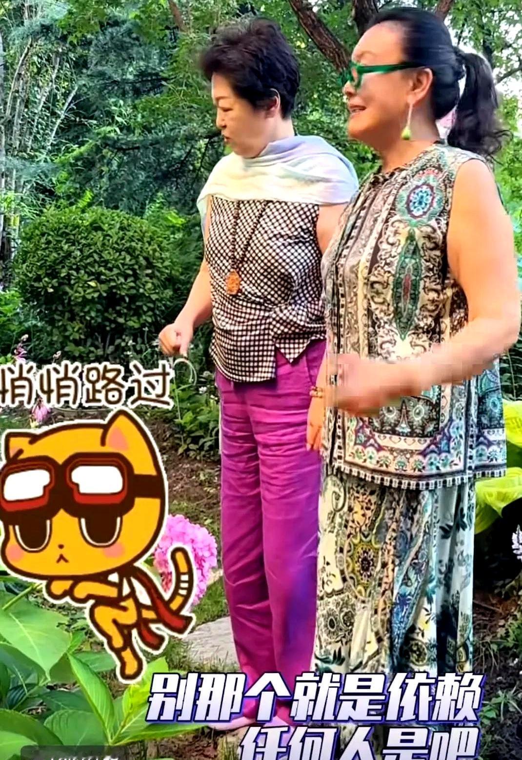 半年没见她俩同框时，兰姐瘦得脱了样，心里咯噔一下。
可她俩并没断来往，多半是刻意