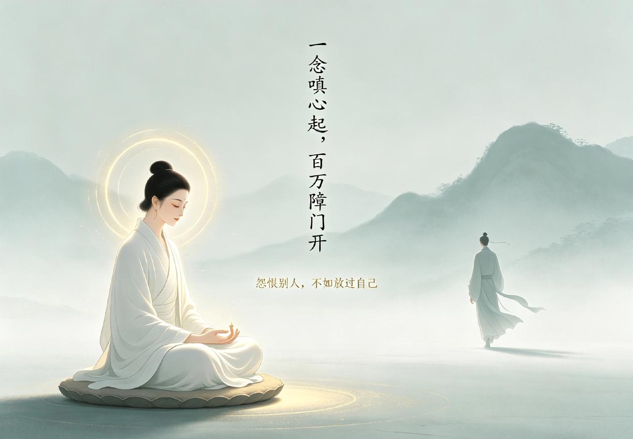 佛法中说：“一念嗔心起，百万障门开。”愤怒的念头刚一冒出来，无数障碍便随之而来。