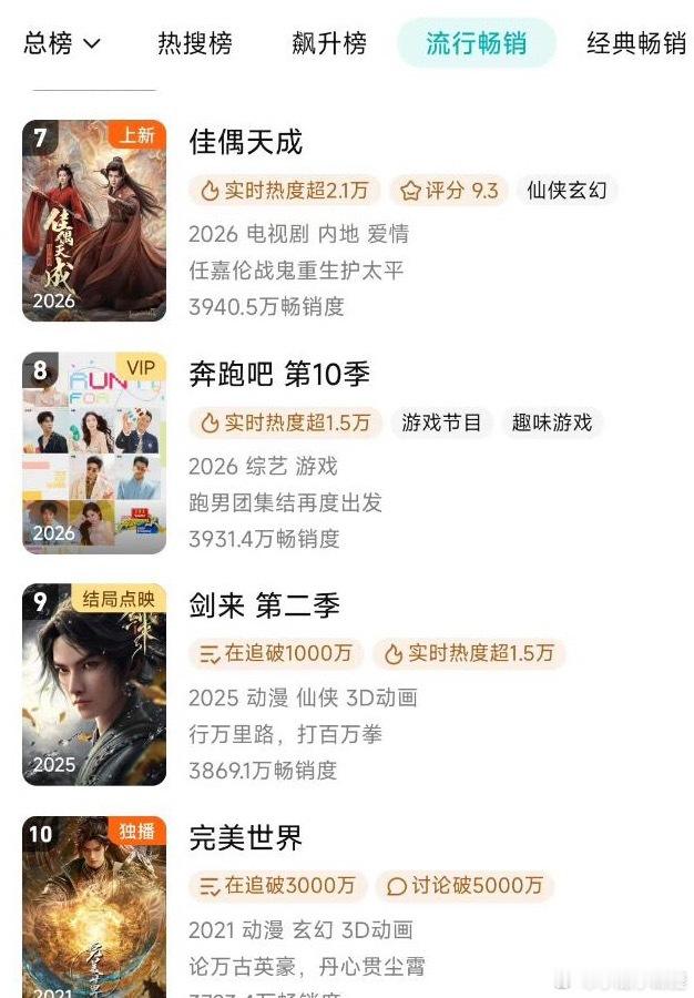 佳偶天成拉新又前进了2名任嘉伦真是古装的神 