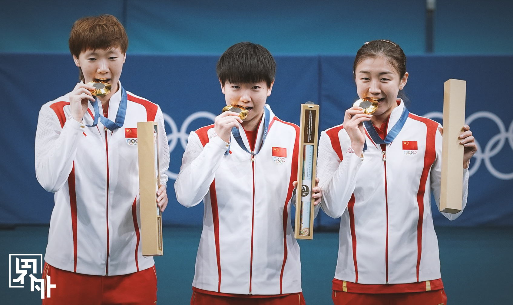 #国乒女团奥运五连冠##国乒女团奥运金牌# 再次祝贺姑娘们！祝贺国乒！！[打ca