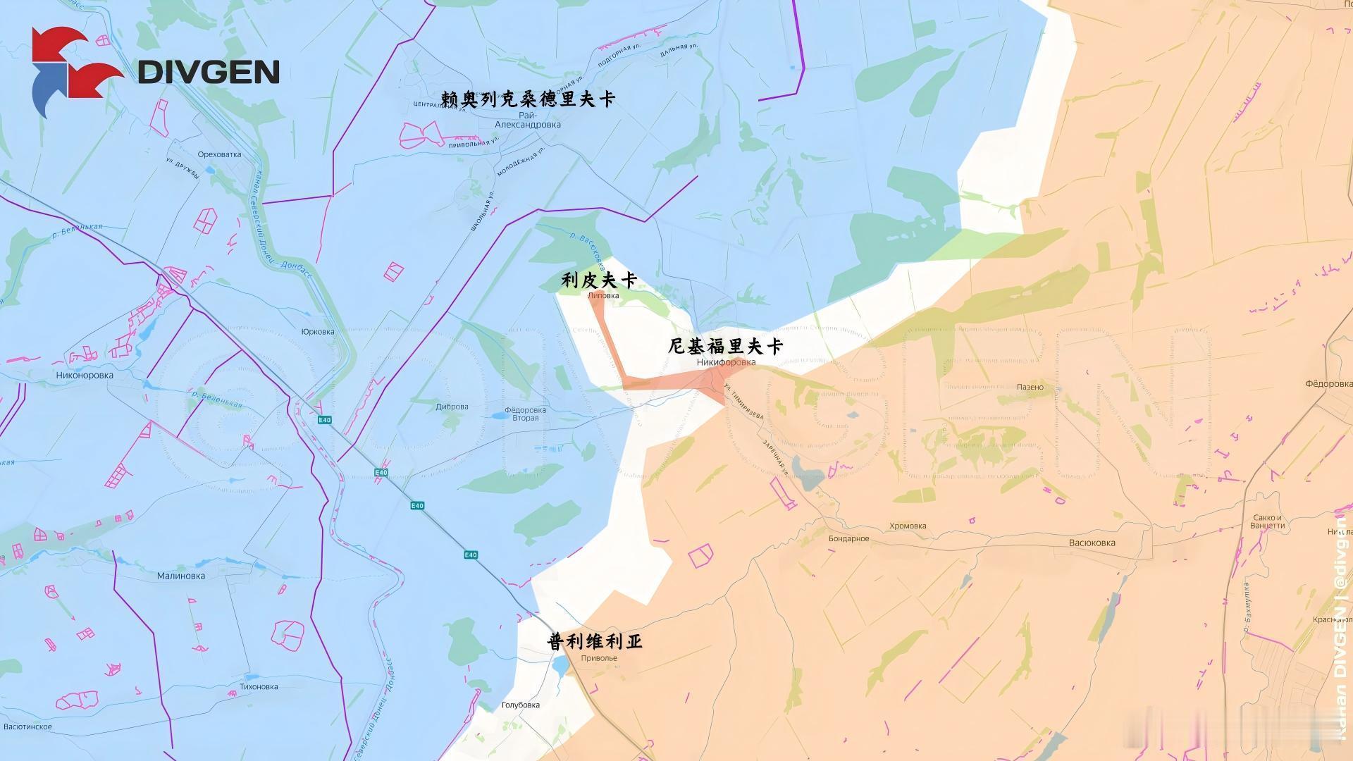 箭头社跟进了利皮夫卡来源：DIVGEN 🚩 Карта СВО普京称已无兴趣等