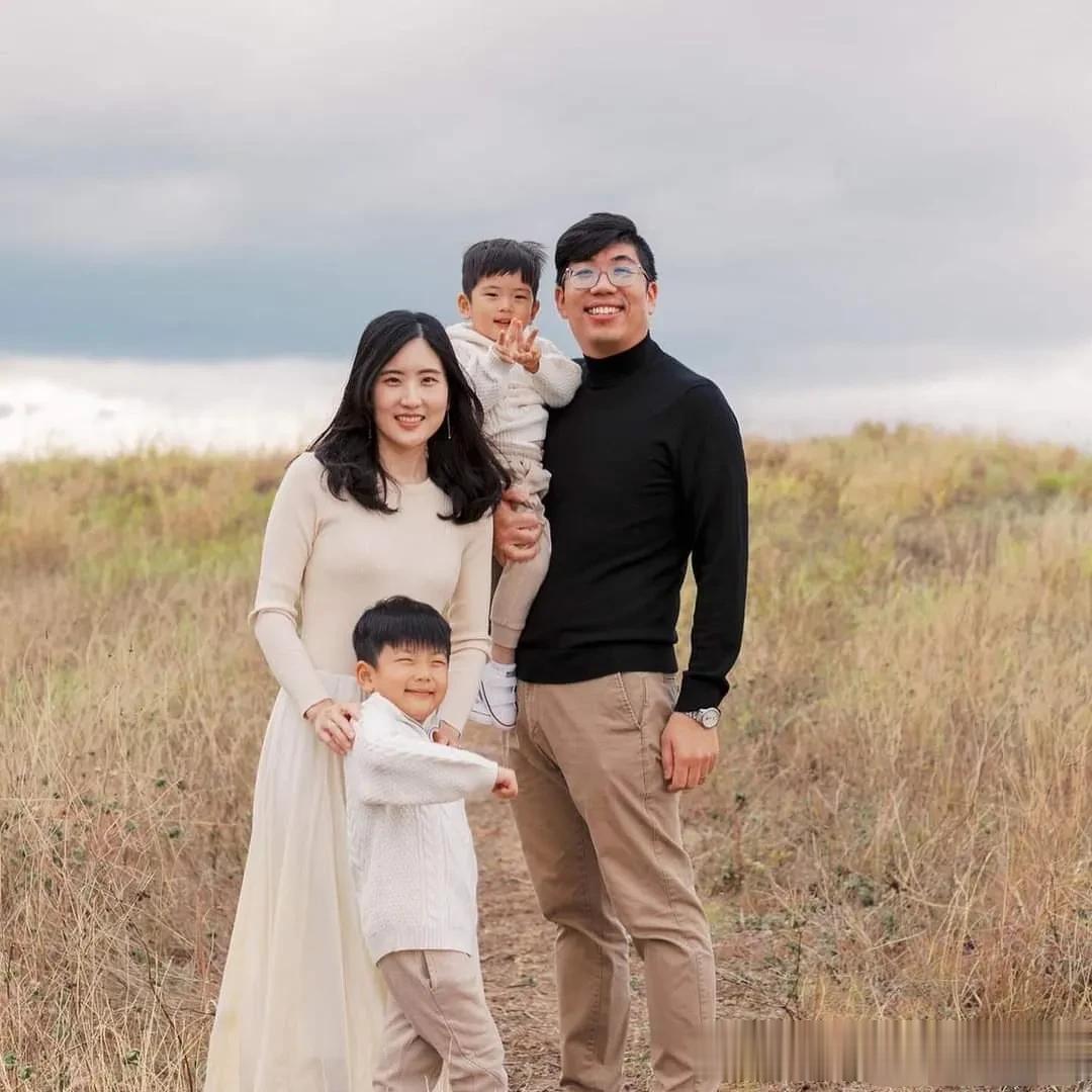 前天美国德克萨斯枪击受害者中的一家四口，爸爸Kyu Cho，妈妈Cindy Ka