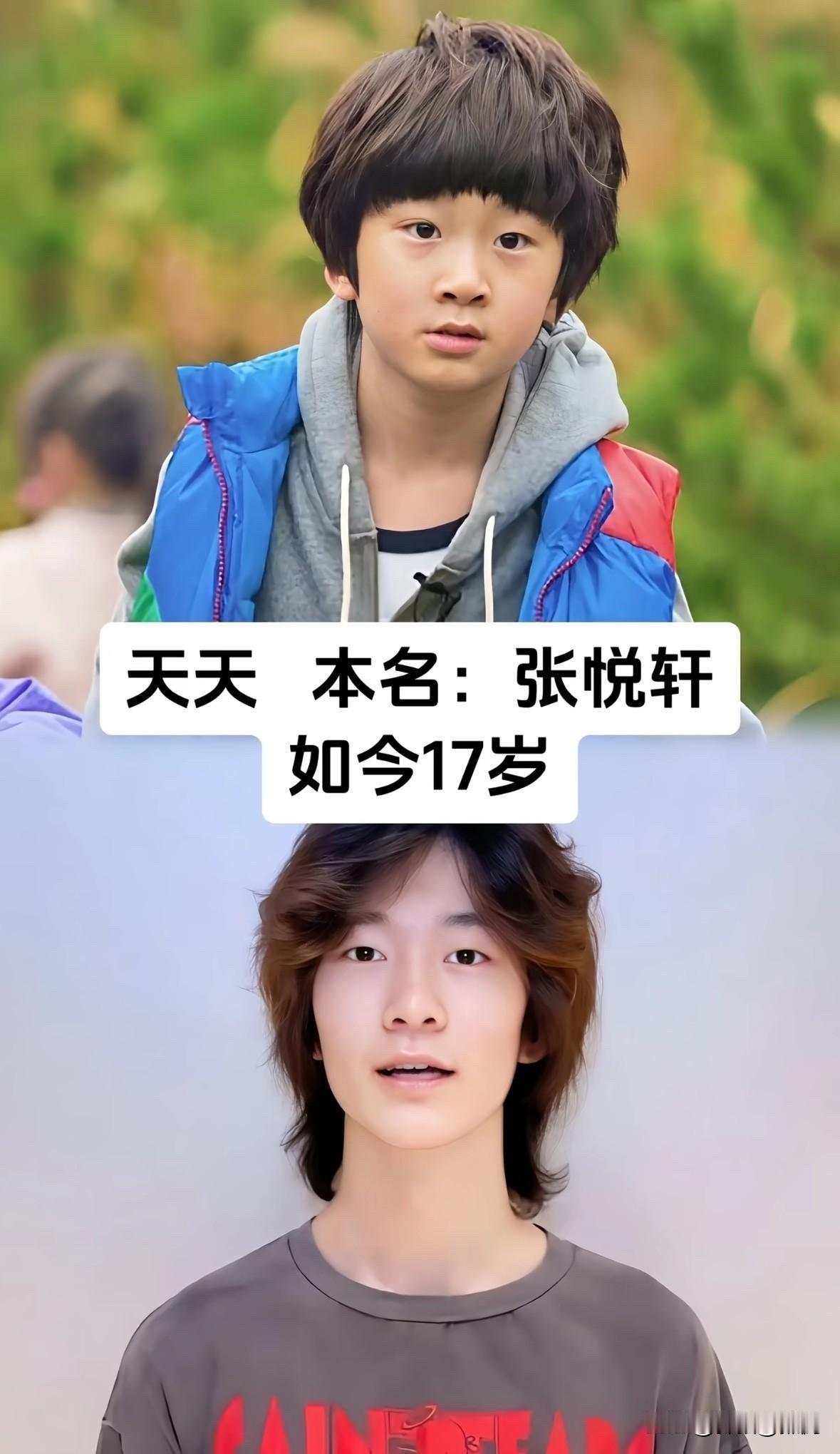 天天森蝶多多费曼都这么大了！8位萌娃今昔对比，17岁的胡皓康像霸道总裁，12岁的