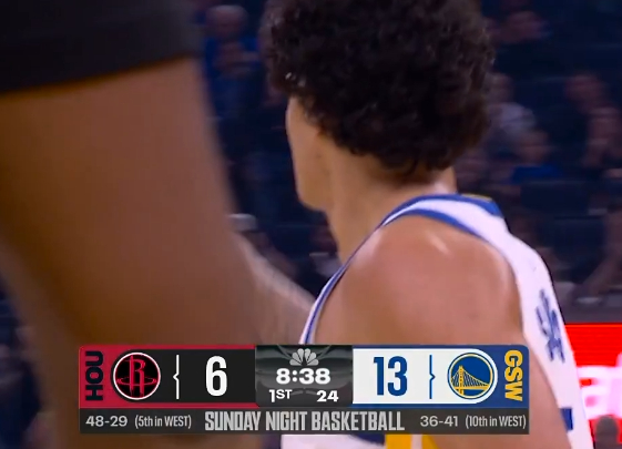 今天这开局 给火箭打暂停了 火箭vs勇士