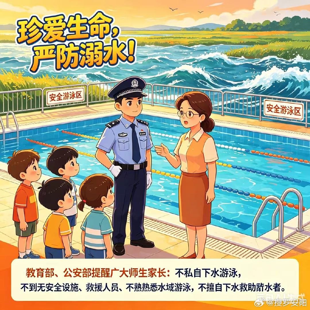 公益提醒：珍爱生命，严防溺水！教育部、公安部提醒广大师生家长：不私自下水游泳，不