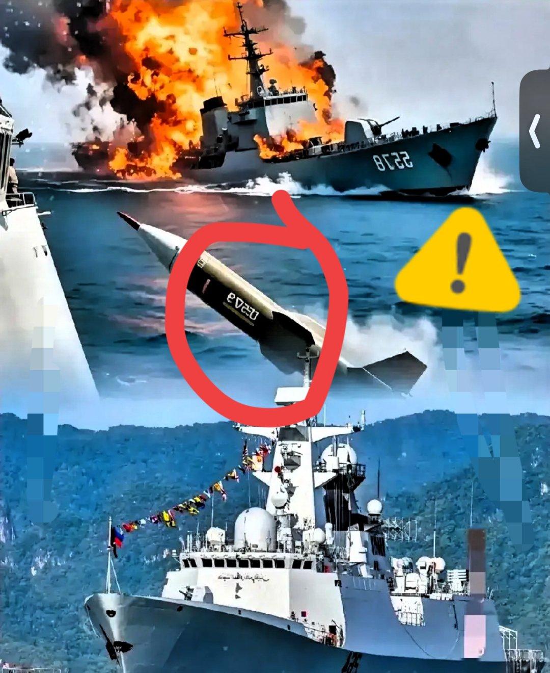 “撞了！撞了！”印度海军战舰与巴基斯坦海军战舰，在阿拉伯海撞击。印度媒体报道称，