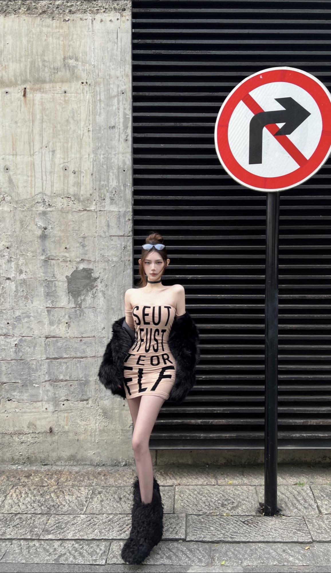 等一场十二月的奇迹 黑色系 街拍