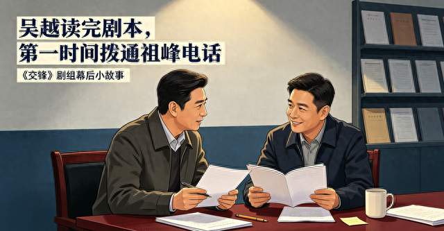 央视《交锋》剧组趣事：吴越主动举荐祖峰，好搭档互相成就