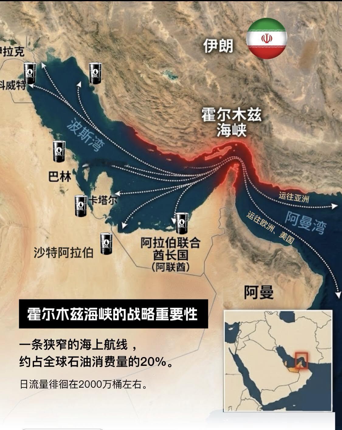【重磅：伊朗要求改变运行60年的霍尔木兹海峡航道模式】伊朗与阿曼经过两周谈判取得