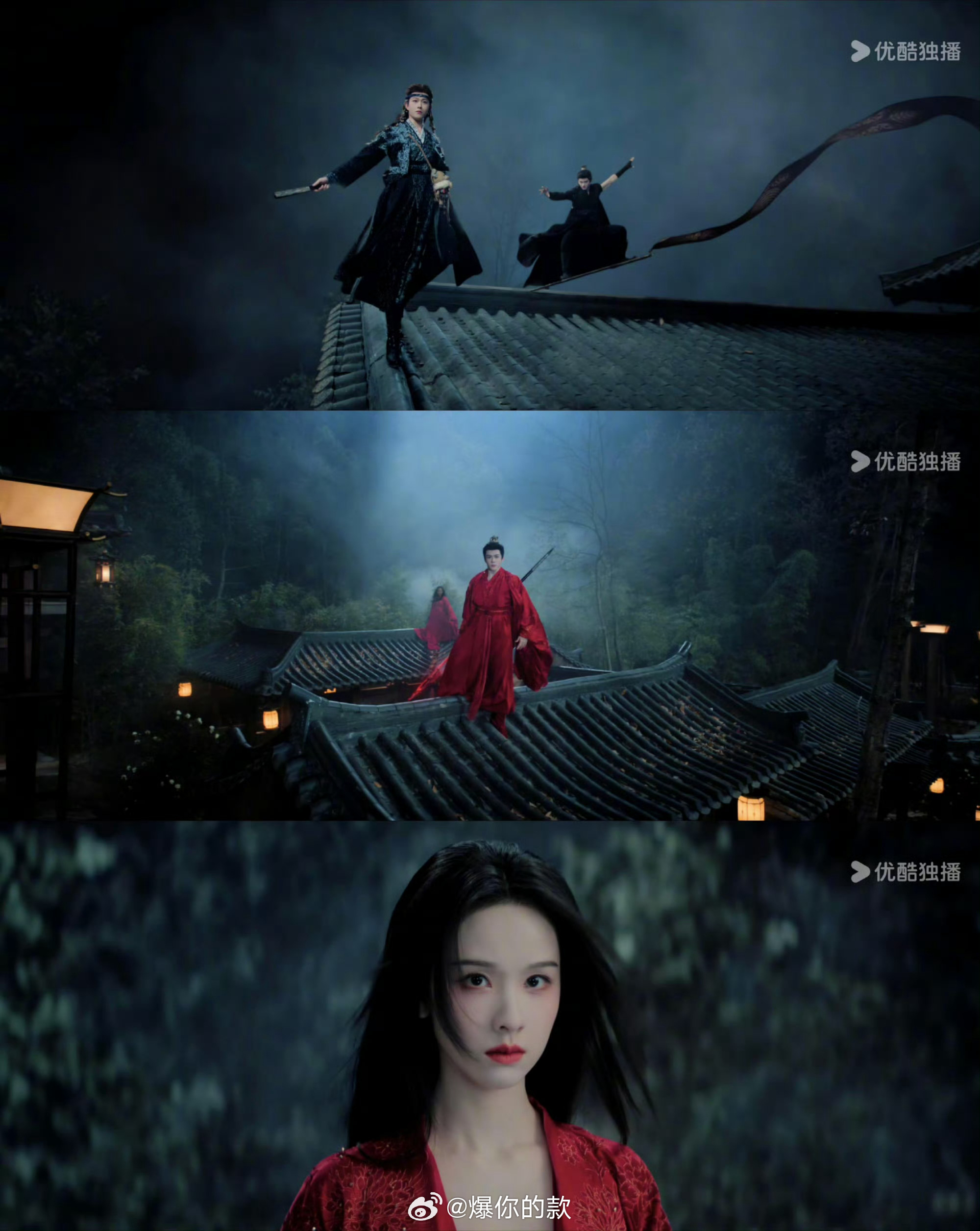 闫桉新剧提着大刀出场闫桉新剧夯级出场别人出场自带BGM，闫桉出场自带“杀气”！厉