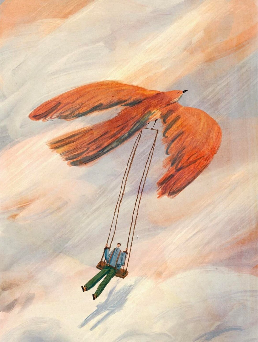插画🌬️风与我 都是自由的｜Dávid Pogran插画艺术中的奇幻诗篇——斯