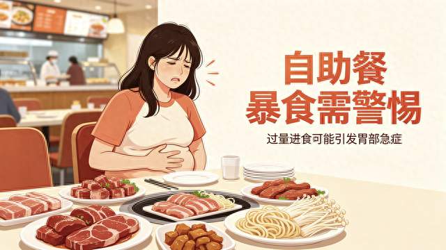为吃回本疯狂暴食，年轻女生被迫开腹，令人唏嘘