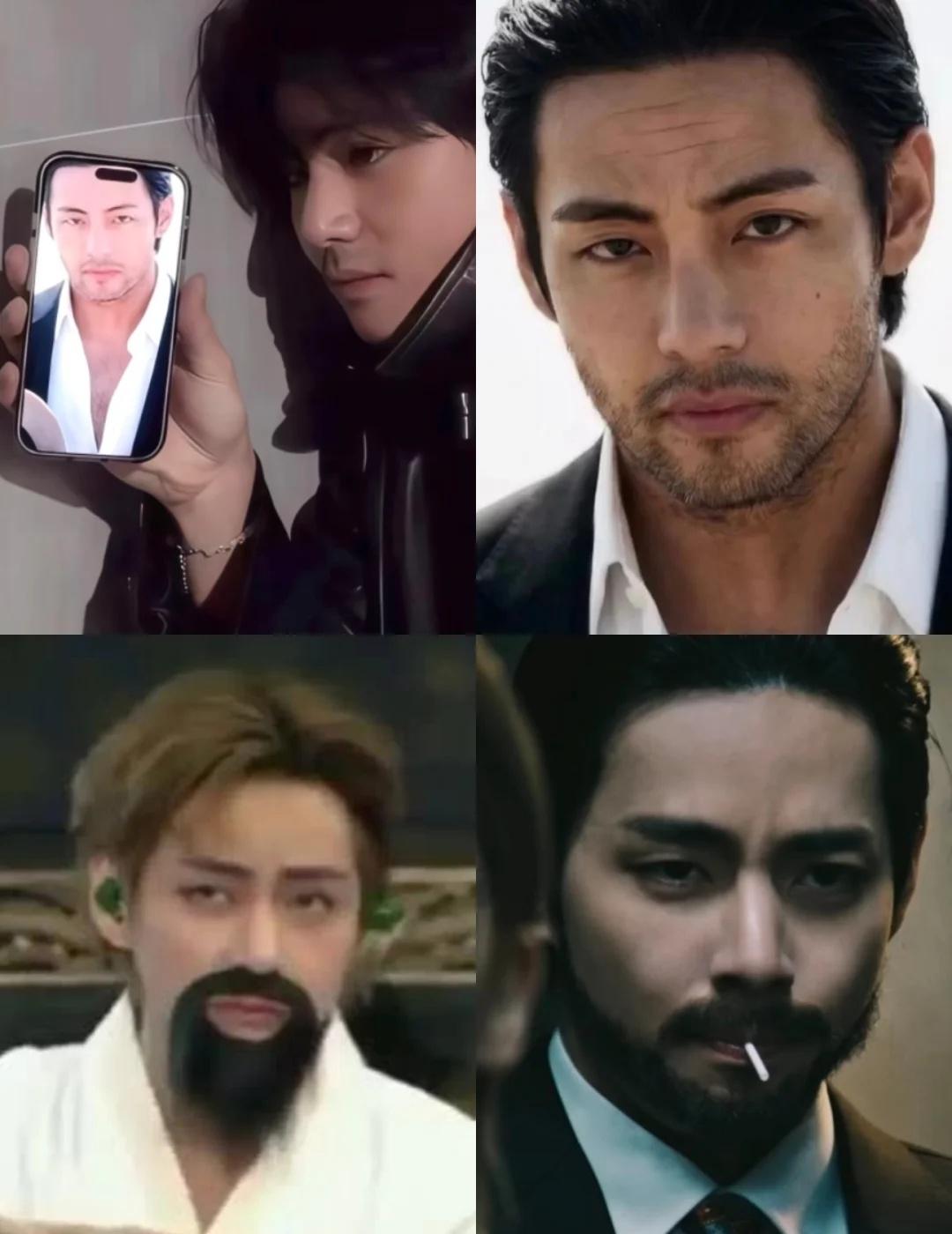 看到mv莫名熟悉感
就感觉好像在哪见过kkk，看到有胡子的泰内心没有太大波澜，不