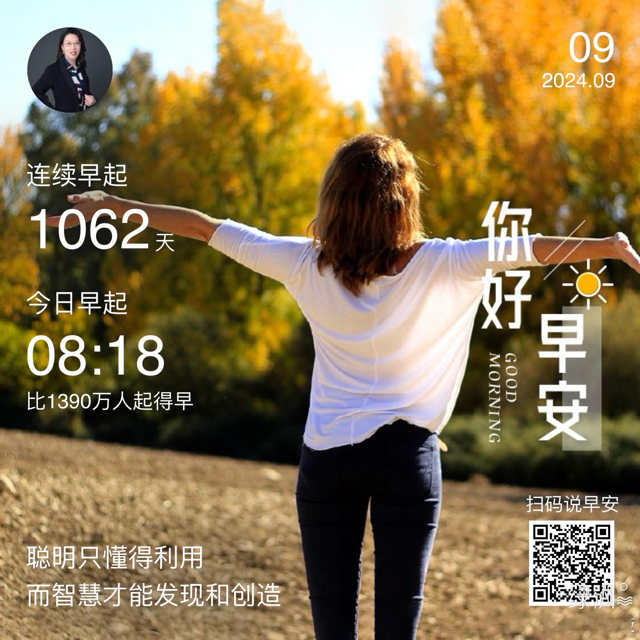 #早安#聪明只懂得利用而智慧才能发现和创造  ​​​