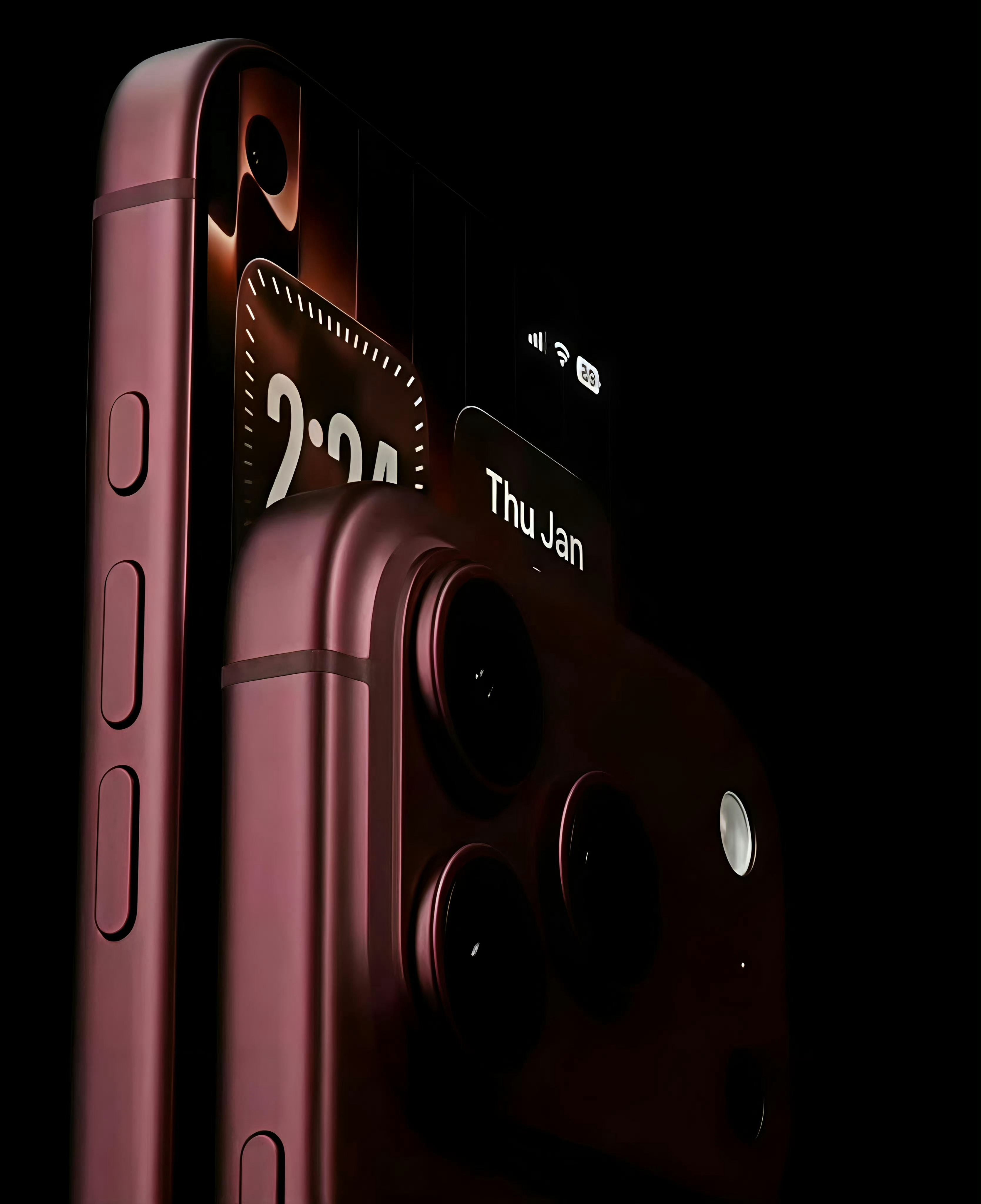 曝iPhone18Pro外观发现这个紫色也好看，很不错。就是不知道为什么要把打孔