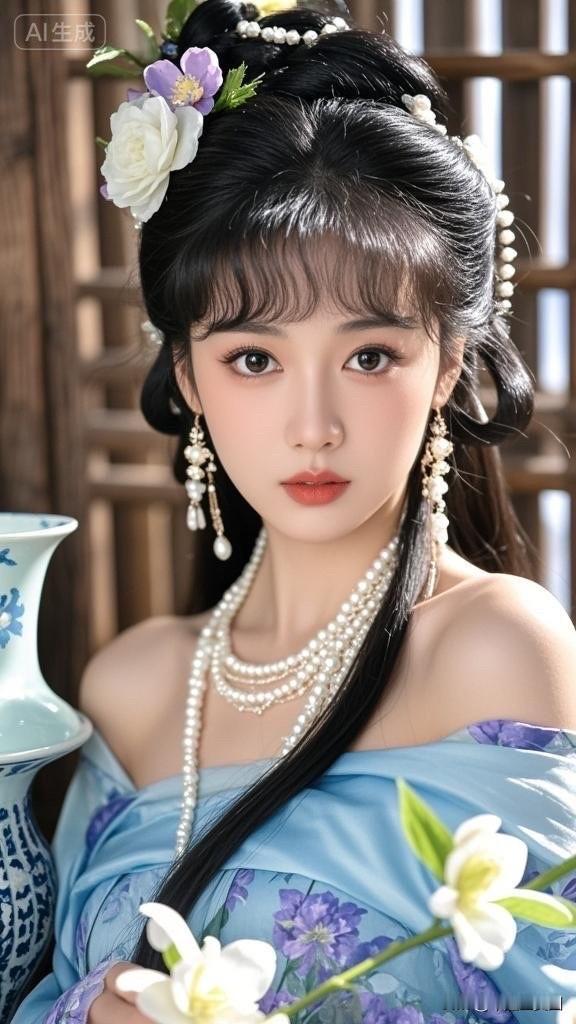 古风少女，花间仙子，惊艳了时光