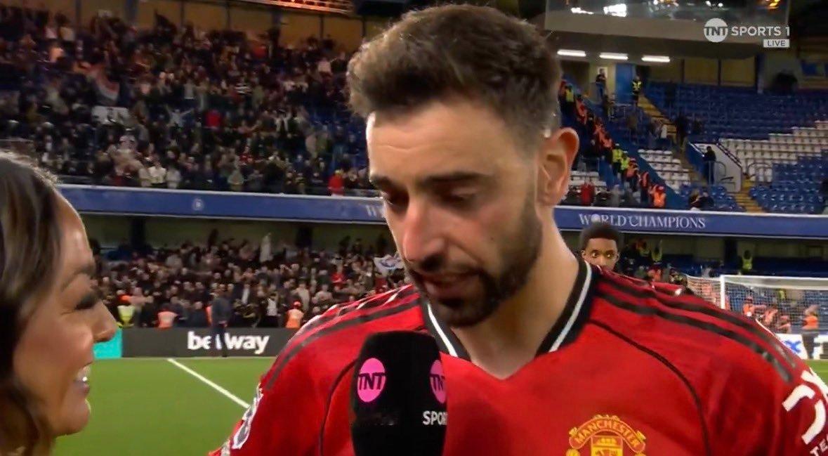 布鲁诺·费尔南德斯谈本赛季已经贡献18次助攻：我之前说过，我想比上赛季做得更好。