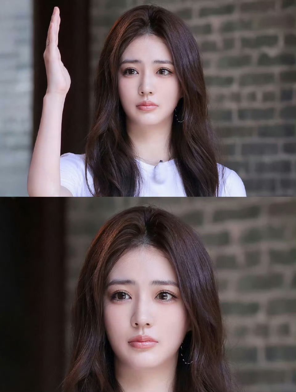 徐璐最新综艺造型，白T配牛仔也可以这么美，美女自带氛围感！ ​ ​​​