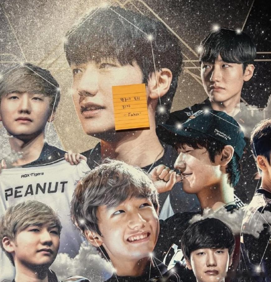 神只动过一次心，壳花是真的！Faker在留言墙手写卡片，呼唤Peanut回来：旺