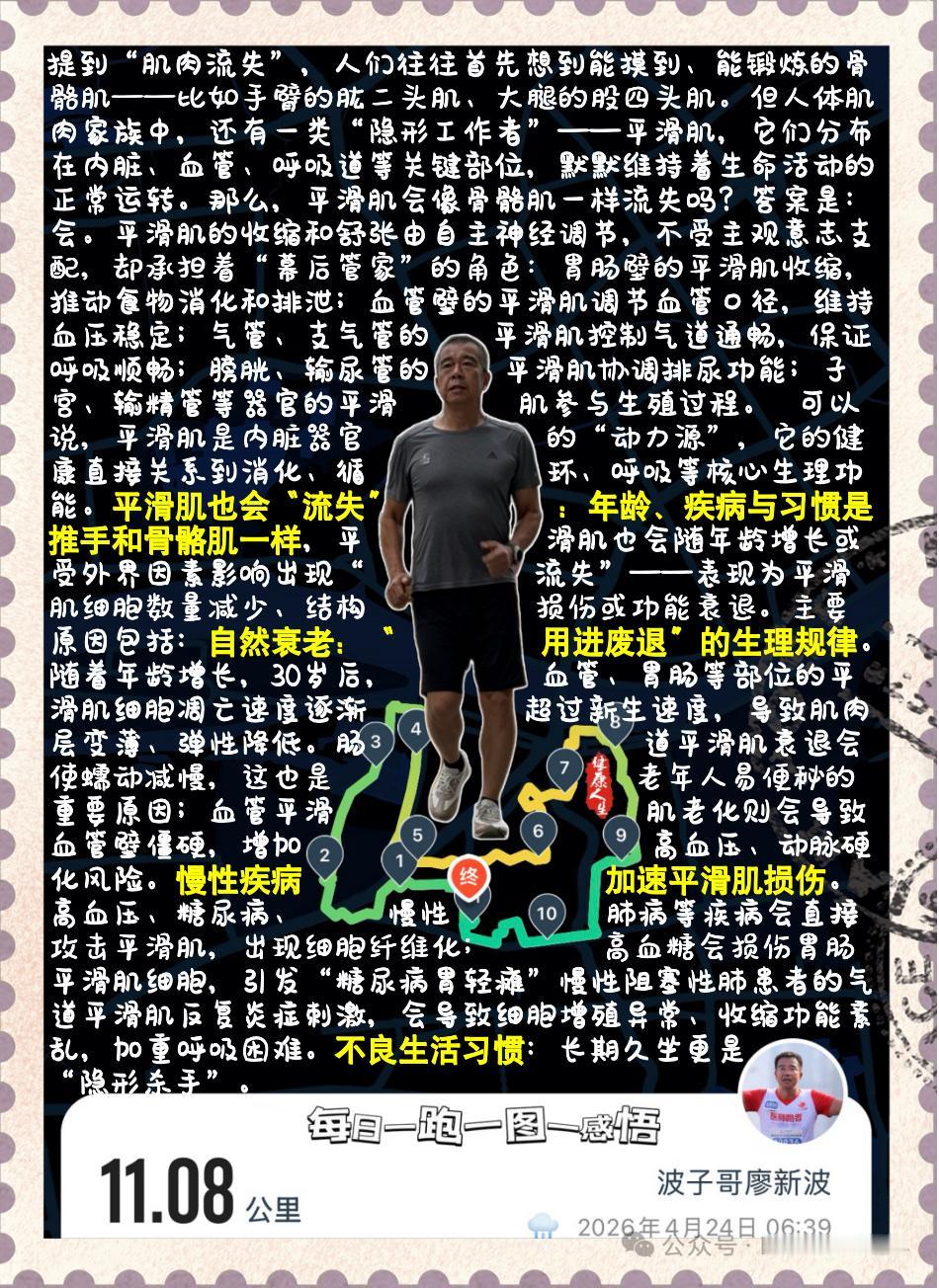 【关注肌肉流失：别忽略默默工作的平滑肌】提到“肌肉流失”，人们往往首先想到能摸到