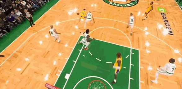 严防死守！沃尔什各种缠绕里夫斯 科塔虎视眈眈随时准备包夹！