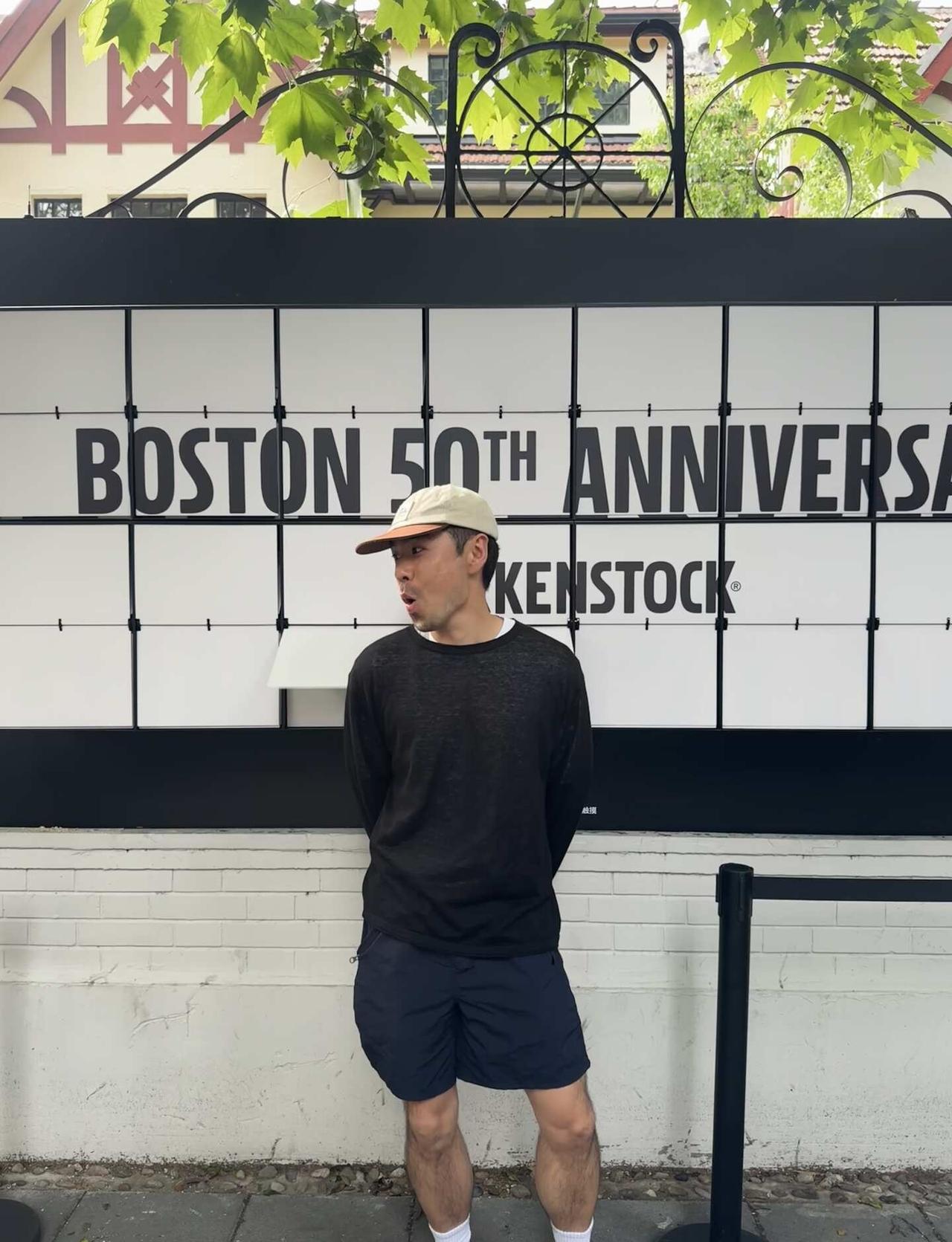 突然被勃肯翻牌了！🤪
非常荣幸受邀来参加Boston50周年限定空间开幕
虽然