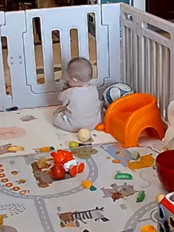 9月龄 会偷偷脱袜子了……