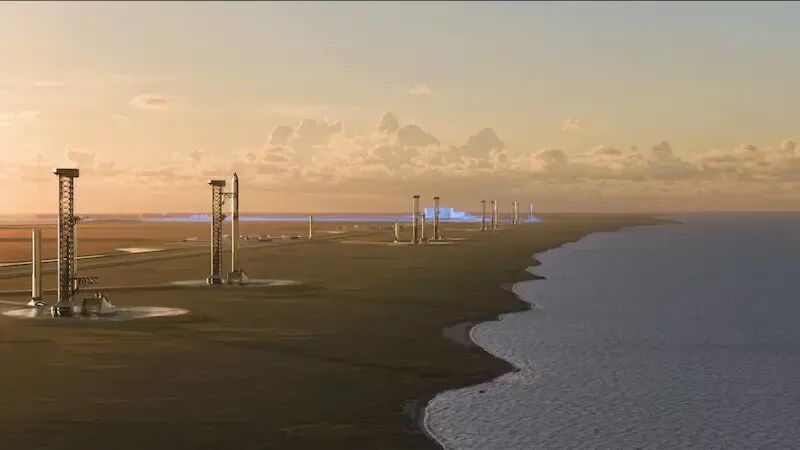 SpaceX 公司要在路易斯安那州新建一个“星舰基地”，这是它的官网，看上去就像