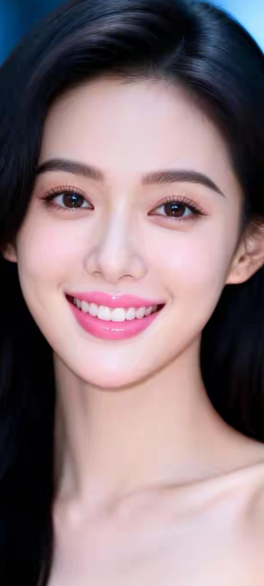 甜美笑容，元气满满，元气少女上线！😊✨