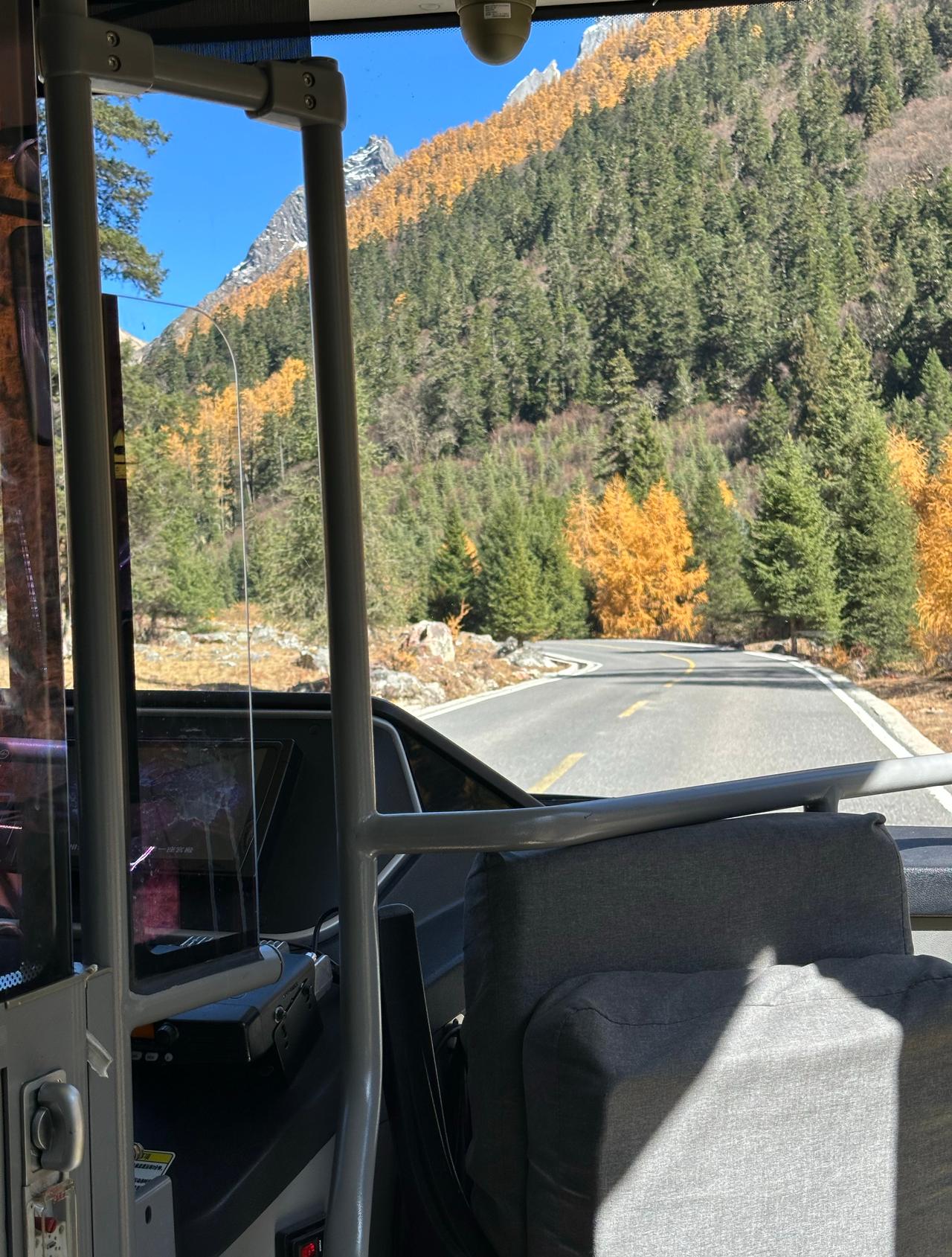 在川西搭到了人生巴士🚌
真是美到失语！！！🏔️🍂
阿黑的生活相册 ​​​