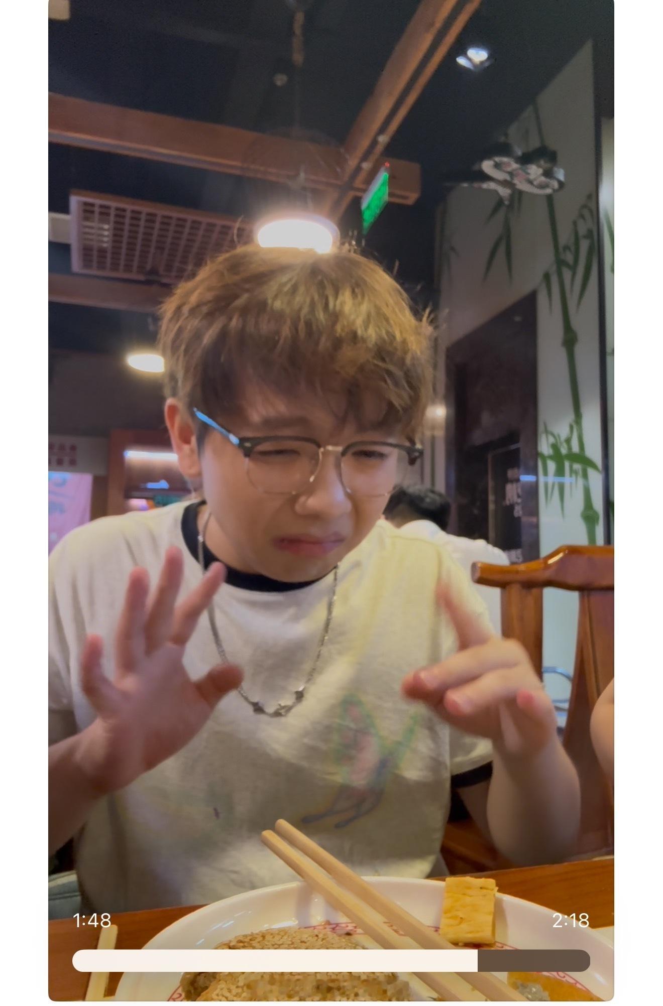 昨天进食心情一览： ​​​
