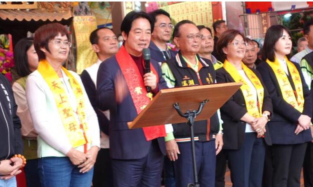 赖清德喊话支持绿委接棒县长 王惠美、谢衣鳯一脸错愕

赖清德今天（28日）在一场