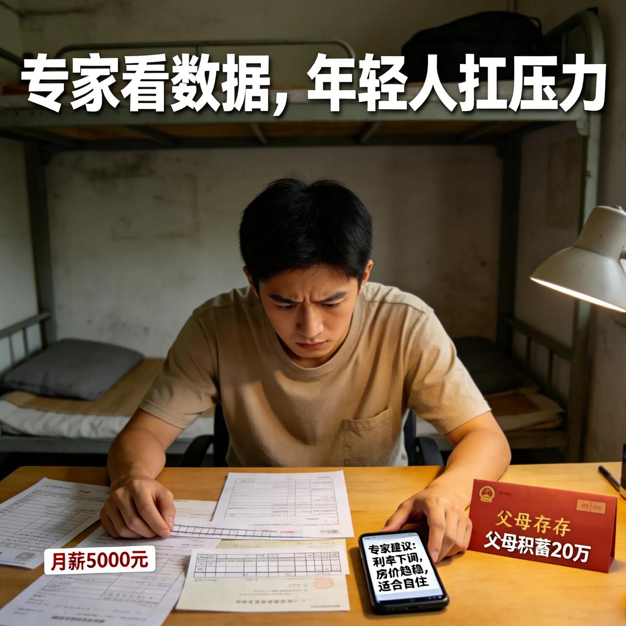 专家最近频频发声：年轻人可以考虑买房了。
 
话听着很有道理，利率下调，房价趋稳