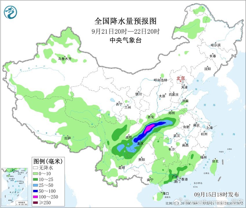 【华西多雨】昨晚到今天，西南华南出现较大范围降雨。广东海南广西的降雨是对流为主，