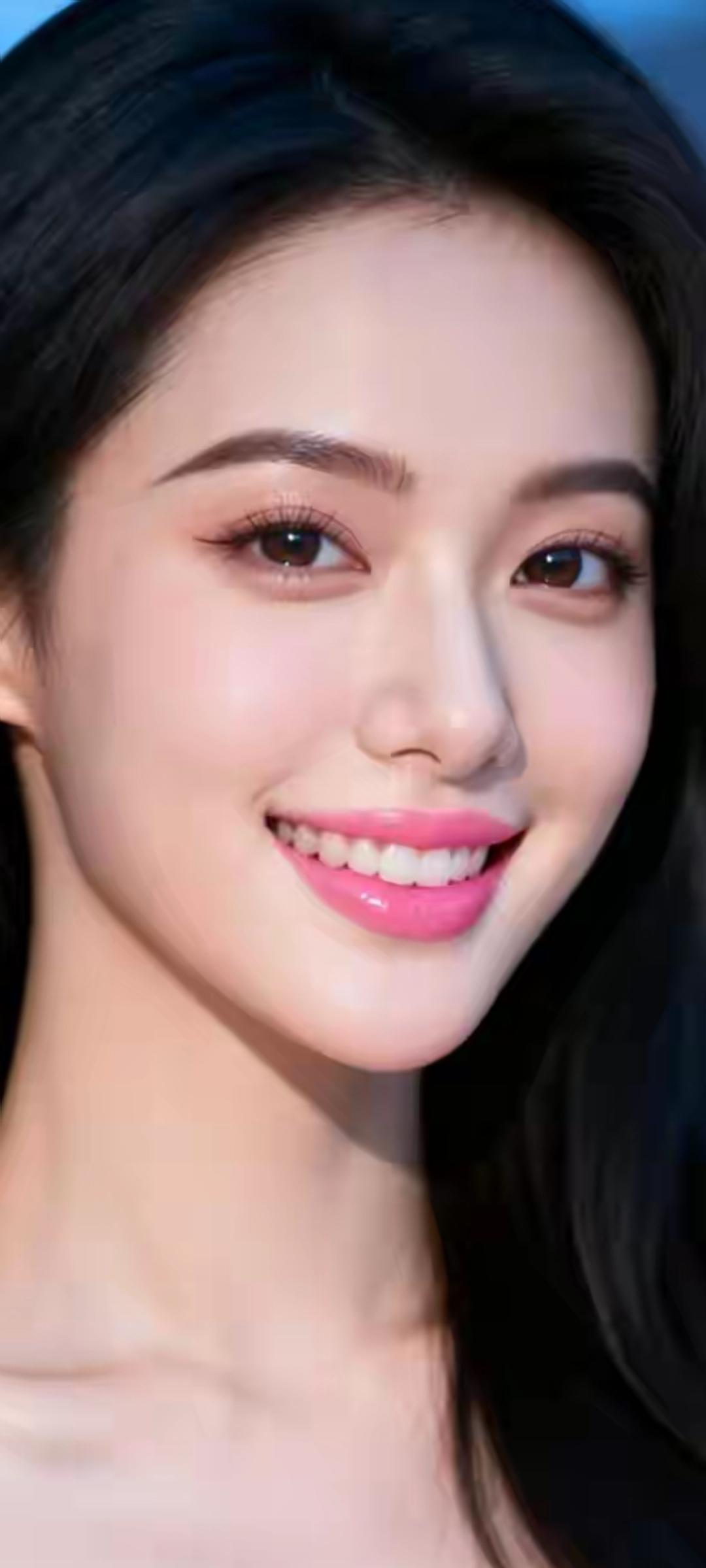 甜美笑容，元气满满！😊✨