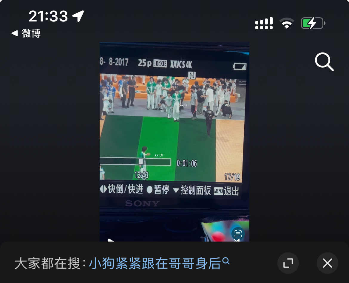 “小狗紧紧跟在哥哥身后”我眼泪一秒下来了 