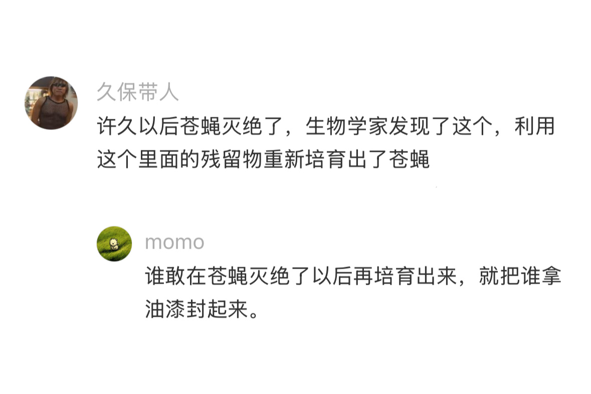 被永久封印的苍蝇 