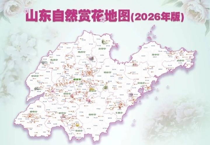 3月16日，《山林花开·2026——山东自然赏花地图》正式发布，由山东省林业保护