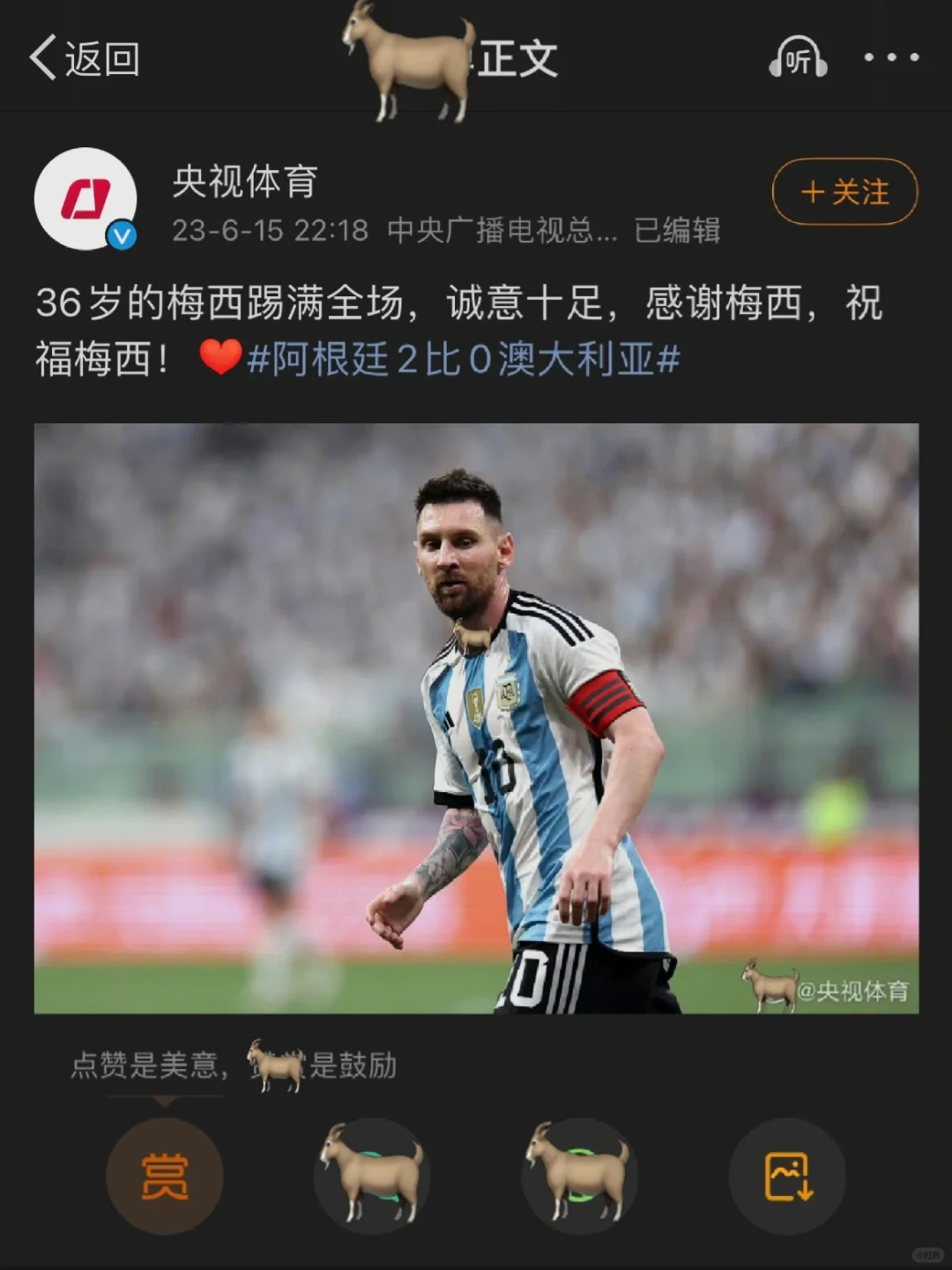 一周年啦！🐐