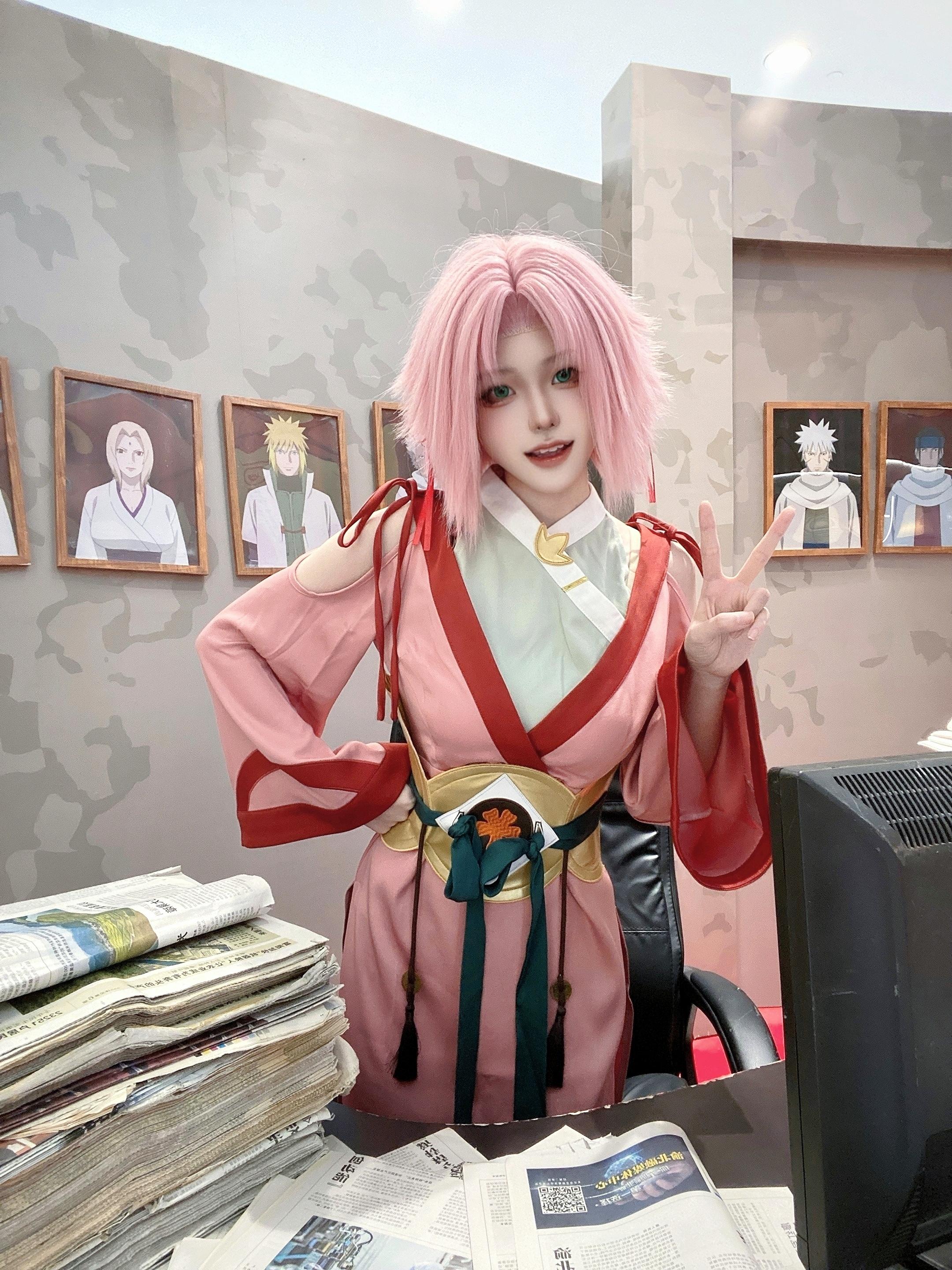 樱花绽放需要时间。出侠隐小樱去杭州火影快闪啦！