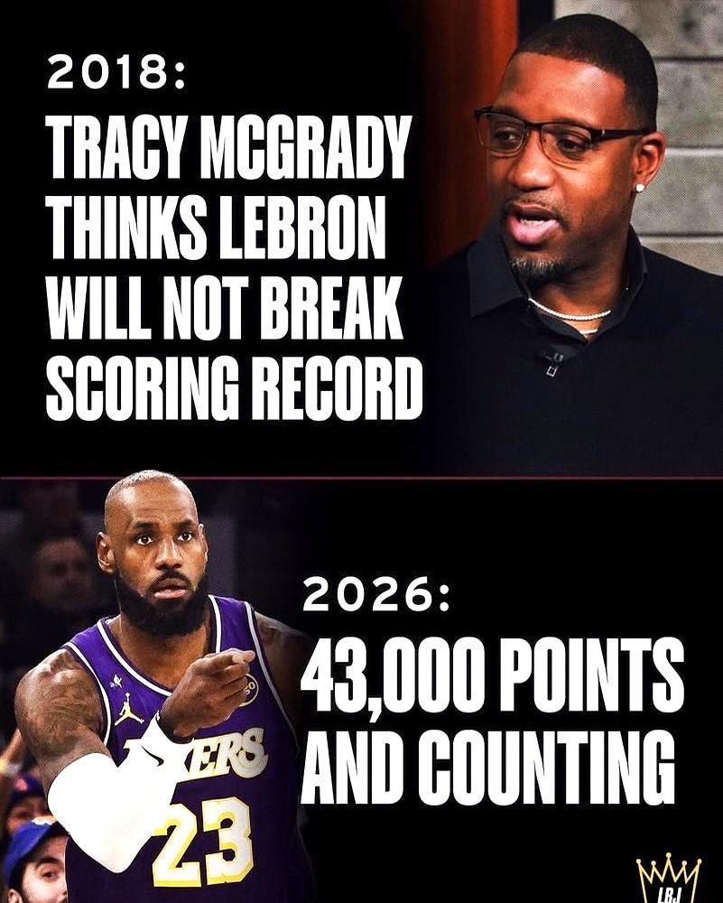 别再扯东契奇文班亚马能破詹姆斯的得分纪录了。
 
他现在已经拿了43029分，比